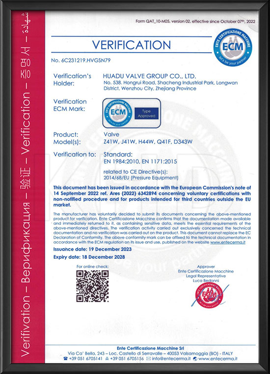 ECM certification