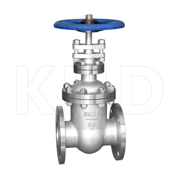 Non rising stem gate valve