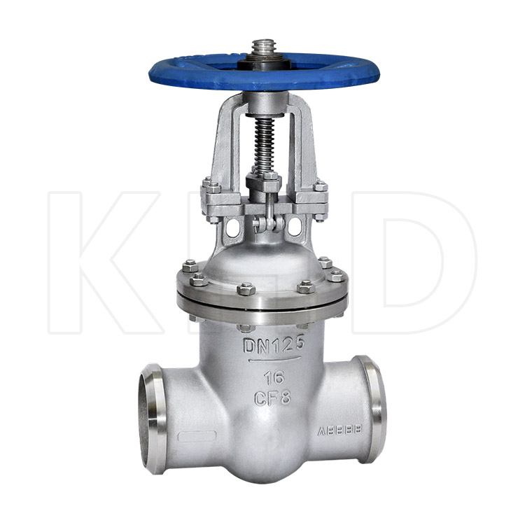Welding gate valve