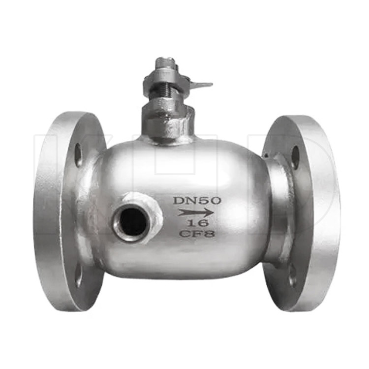 Jacketed insulated ball valve