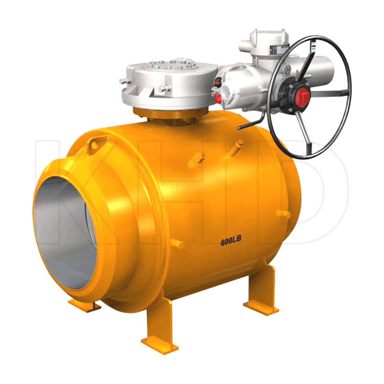 Electric fully welded ball valve