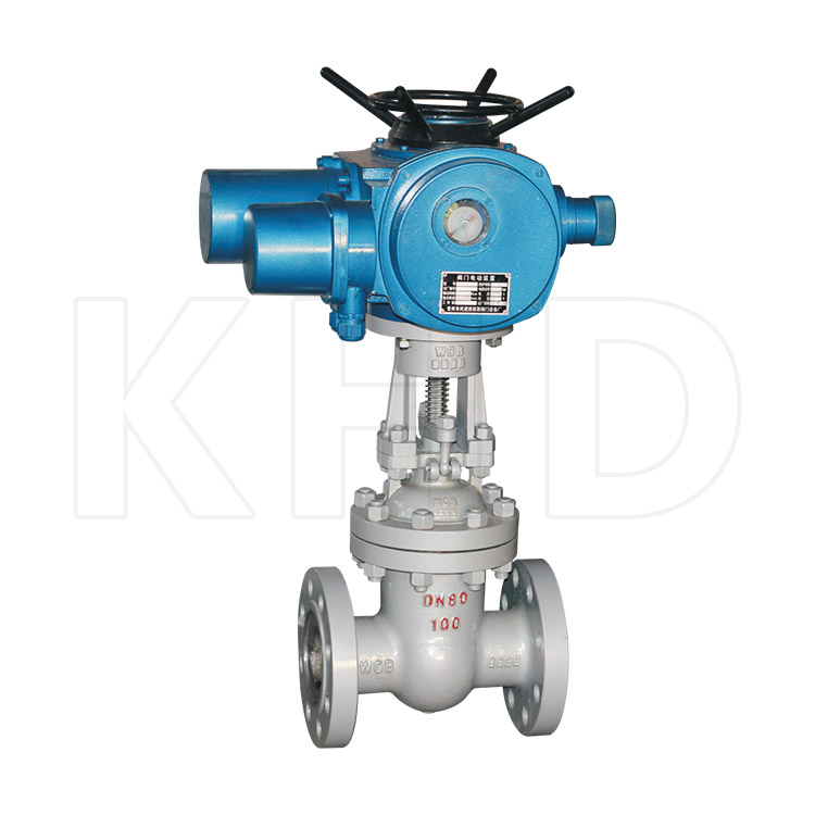 Cast steel electric gate valve