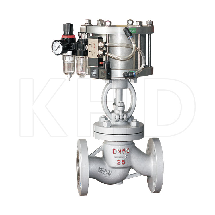 GB pneumatic globe valve