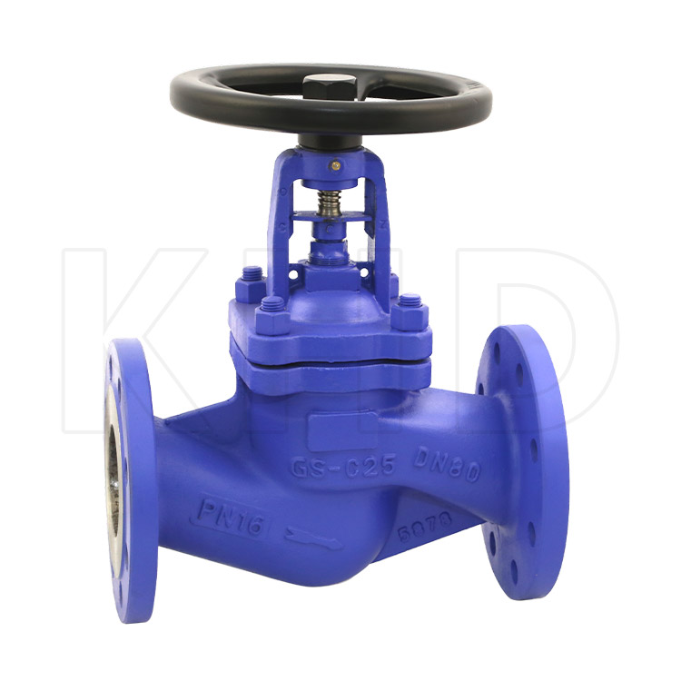 Bellows globe valves