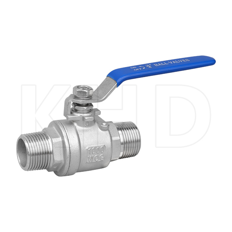 Two piece inner and outer ball valve